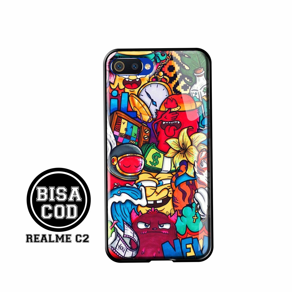 Case Oppo Realmi C2, Oppo A1K / Hardcase Realme C2, Oppo A1K / Casing Keren [48]