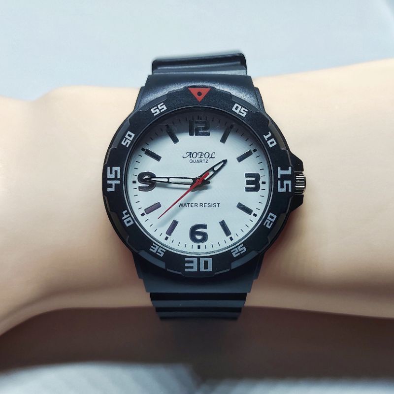 Jam Tangan Pria Tahan Air Aopol Tali Karet