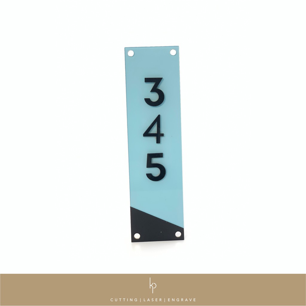 House Number / Room Number / Number Acrylic / Nomor Kamar Akrilik / Nomor Rumah