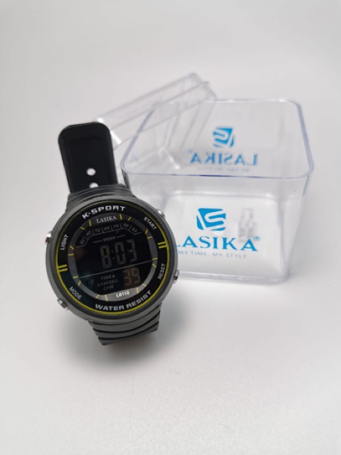 Jam Tangan Pria Wanita LASIKA 8110 asli sporty digital ada led anti air