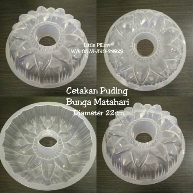 (MATA JUMBO) Cetakan Puding Bunga Matahari/Cetakan Agar/Cetakan Jelly/Cetakan Pudding