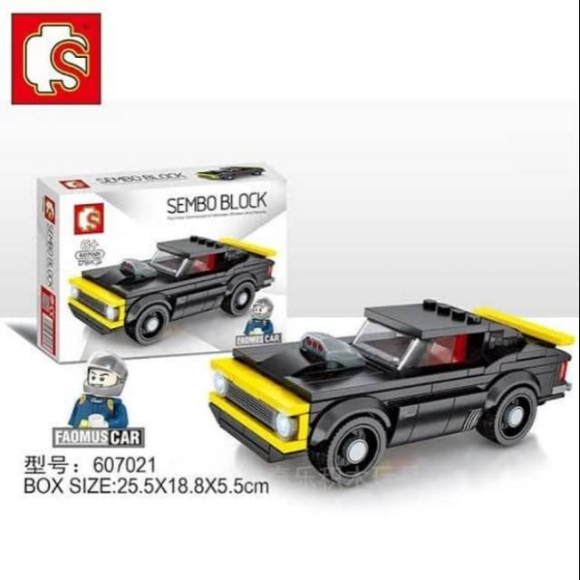 Lego Bricks Sembo Block Mobil Torretto