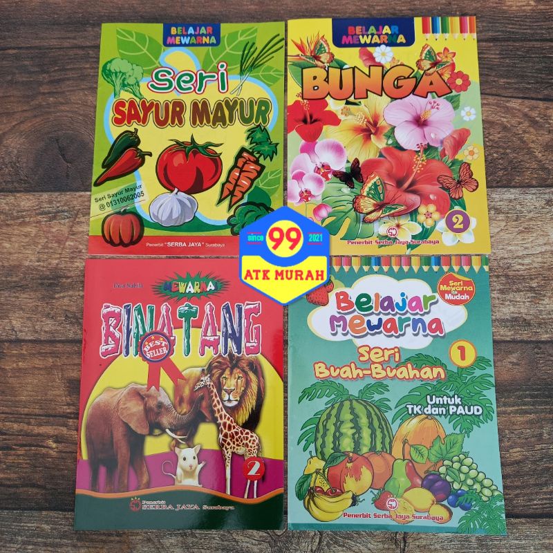 BUKU MEWARNAI ANAK/buku belajar/menggambar