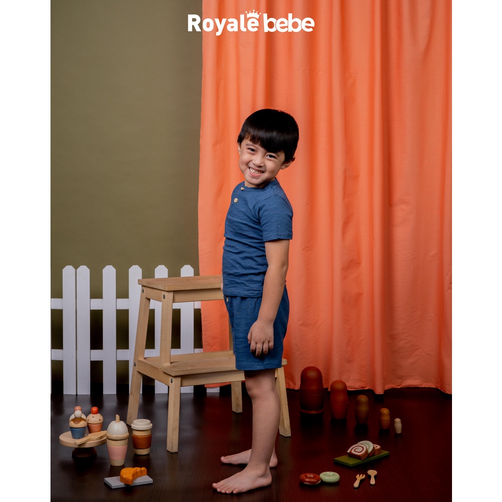 ROYALE BEBE WILLOW SET SETELAN BAJU PENDEK CELANA PENDEK SETELAN BAJU ANAK 1 - 3 TAHUN