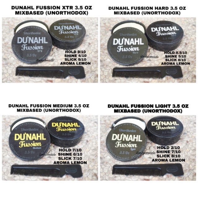 DUNAHL POMADE FUSSION 3.5oz GRATIS SISIR