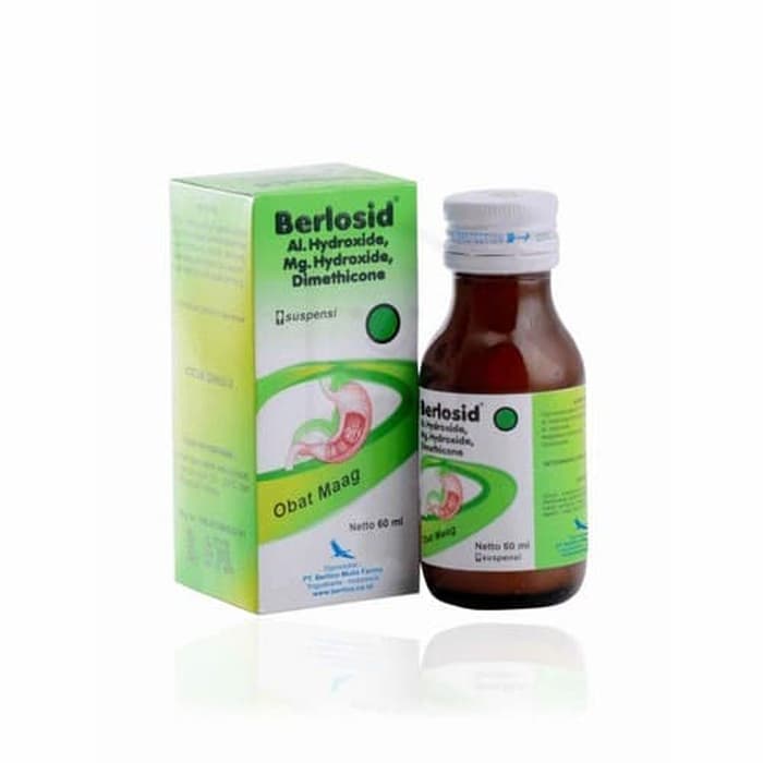 Berlosid syr 60ml obat lambung maag