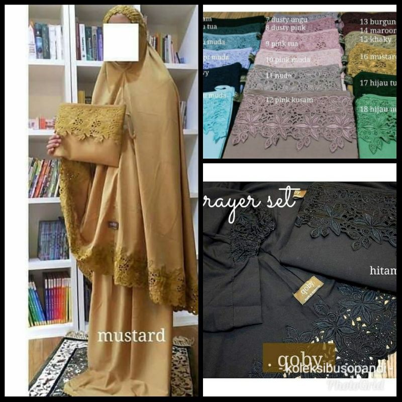 Mukena sar'i ori "qoby"