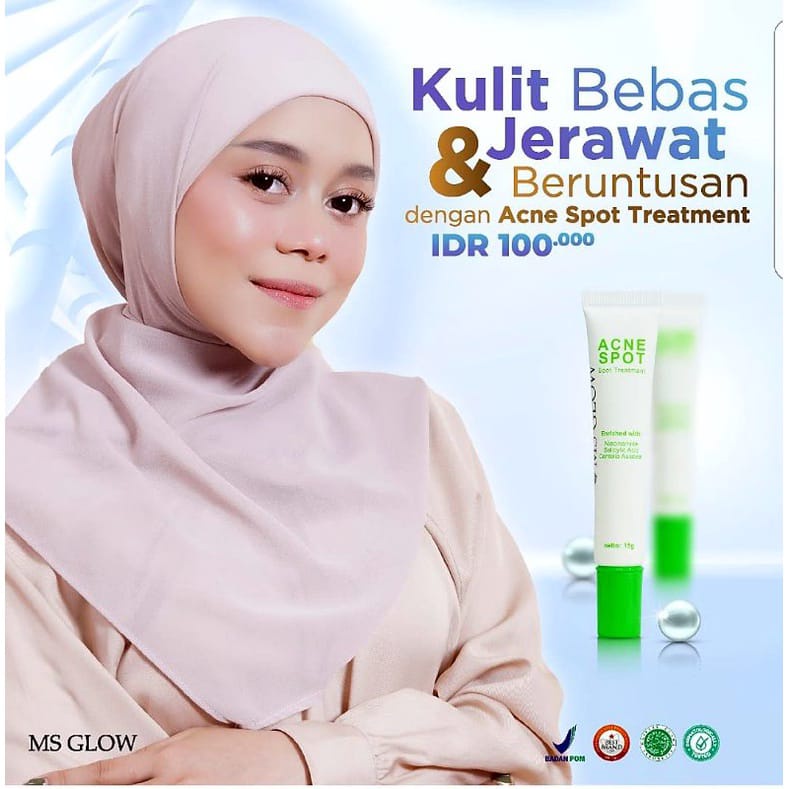 Ms Glow Acne Spot Serum Penghilang Jerawat Dan Bruntusan