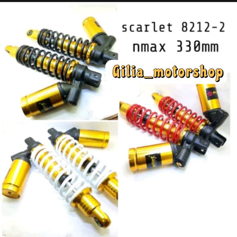 shock breaker Nmax- tabung bawah tipe 8212-2 original scarlet