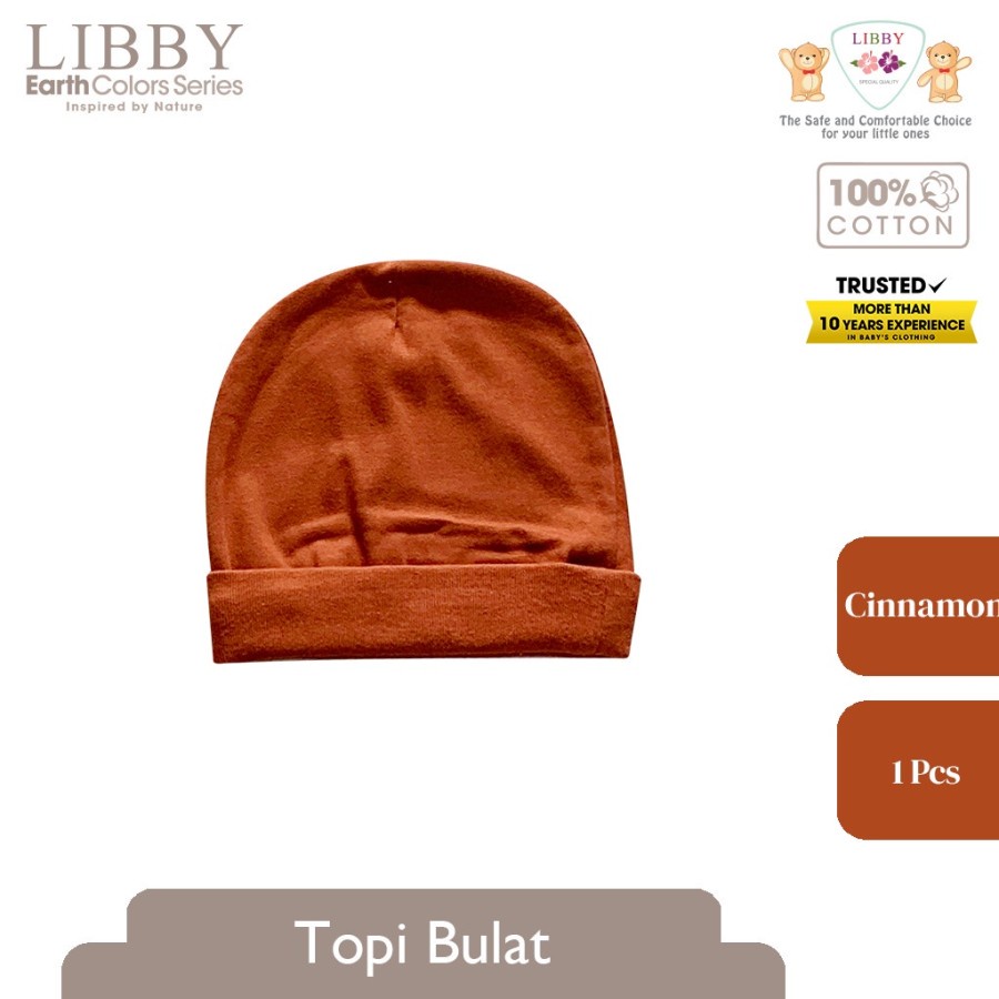 LIBBY TOPI BULAT COTTON COMFY KOMBINASI