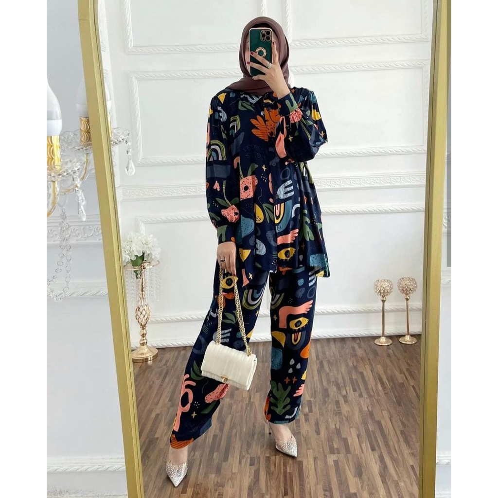 FAZLUNA GAMIS &amp; GAITZA ONESET PREMIUM RAYON PROMO ORIGINAL100%