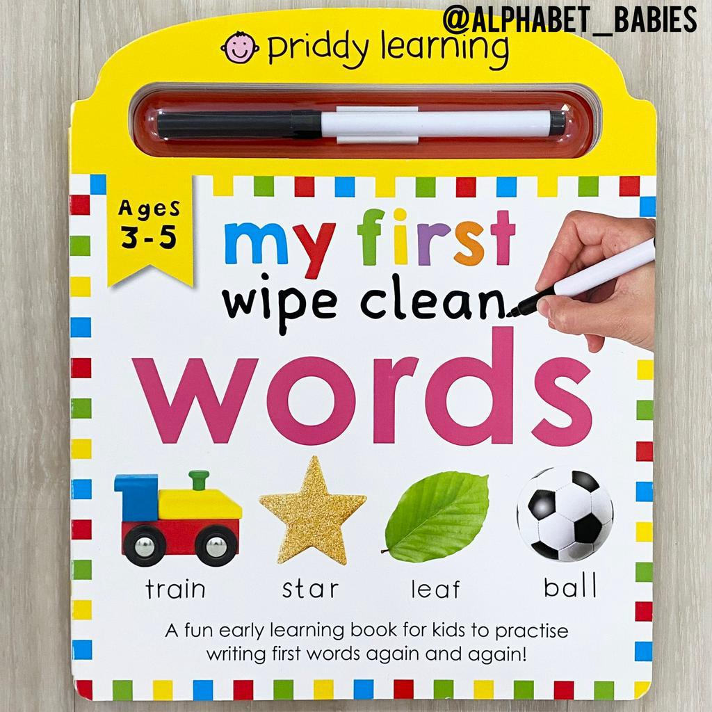 Priddy Wipe Clean - My First Wipe Clean Words (Ages 3-5)