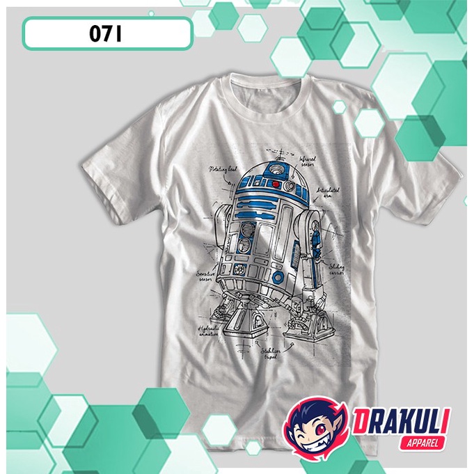 T Shirt 071 Star Wars R2-D2