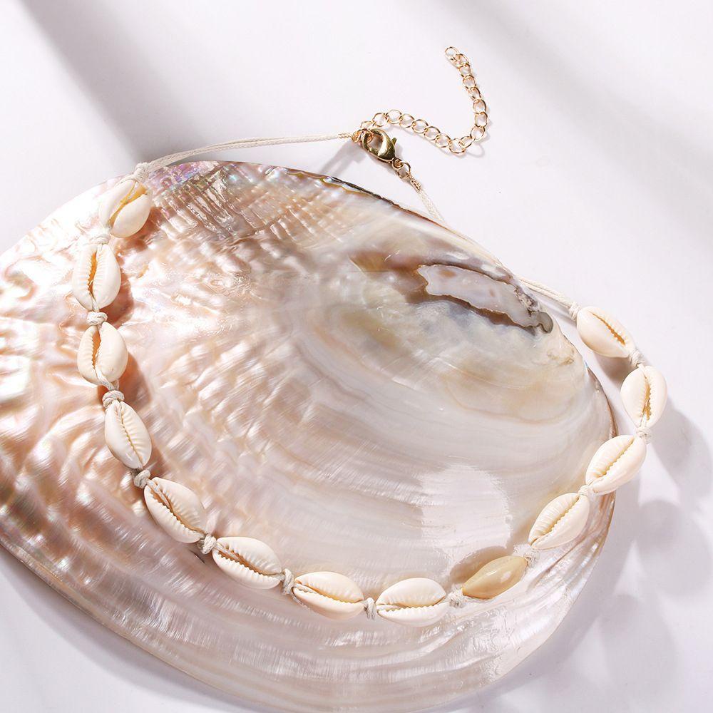 Preva Shell Kalung Fashion Bohemian Perhiasan Kerang Keong