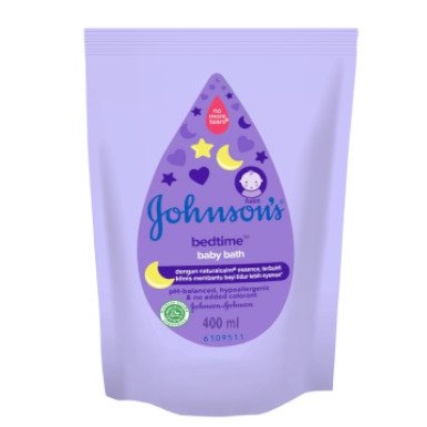 JOHNSON'S Bedtime Hair &amp; Body Baby Bath - Sabun Bayi 2in1 Refill 400ml