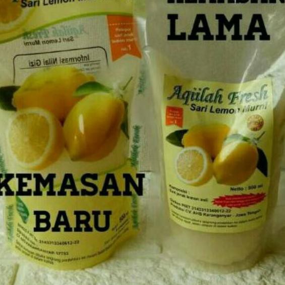 

GGD✻ (BISA ) ORIGINAL "Sari Lemon Murni AQIILAH FRESH 500 ml" Harga Terjangkau