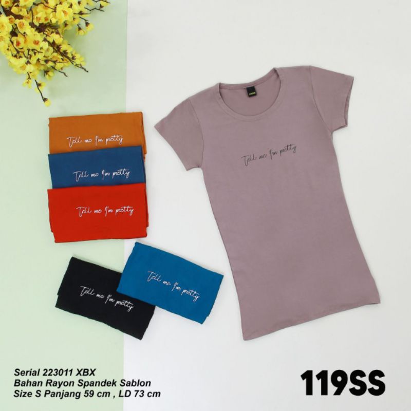 kaos polos spandek wanita