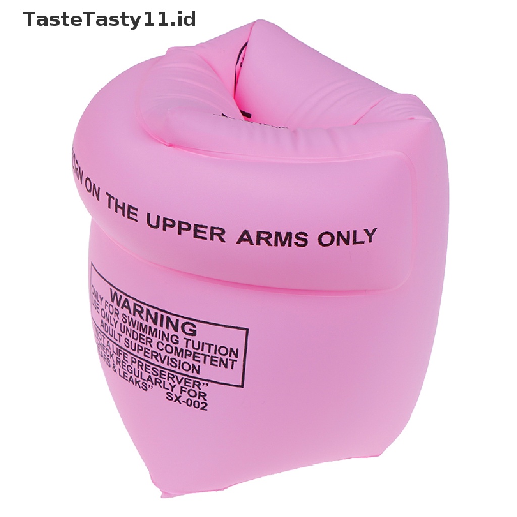 (TasteTasty) 2 Pasang Pelampung Lengan Inflatable Untuk Anak / Dewasa