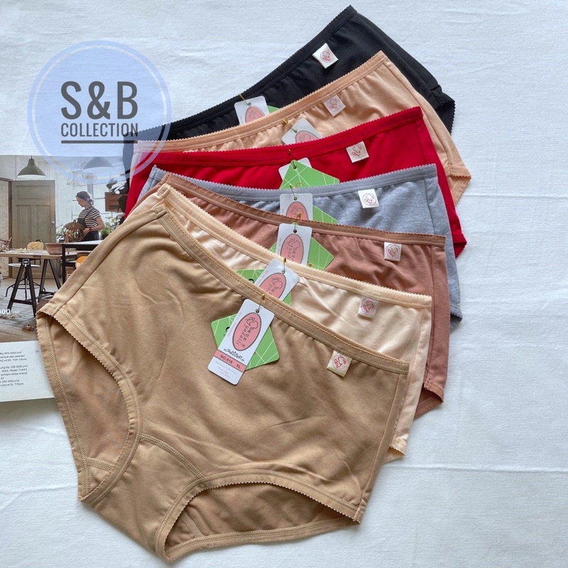 [3 pcs] Celana Dalam CD Perempuan Wanita Bahan Katun Impor Merk Yadaili 618 Original l Dalaman Wanit