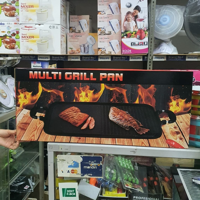 multi grill pan marble