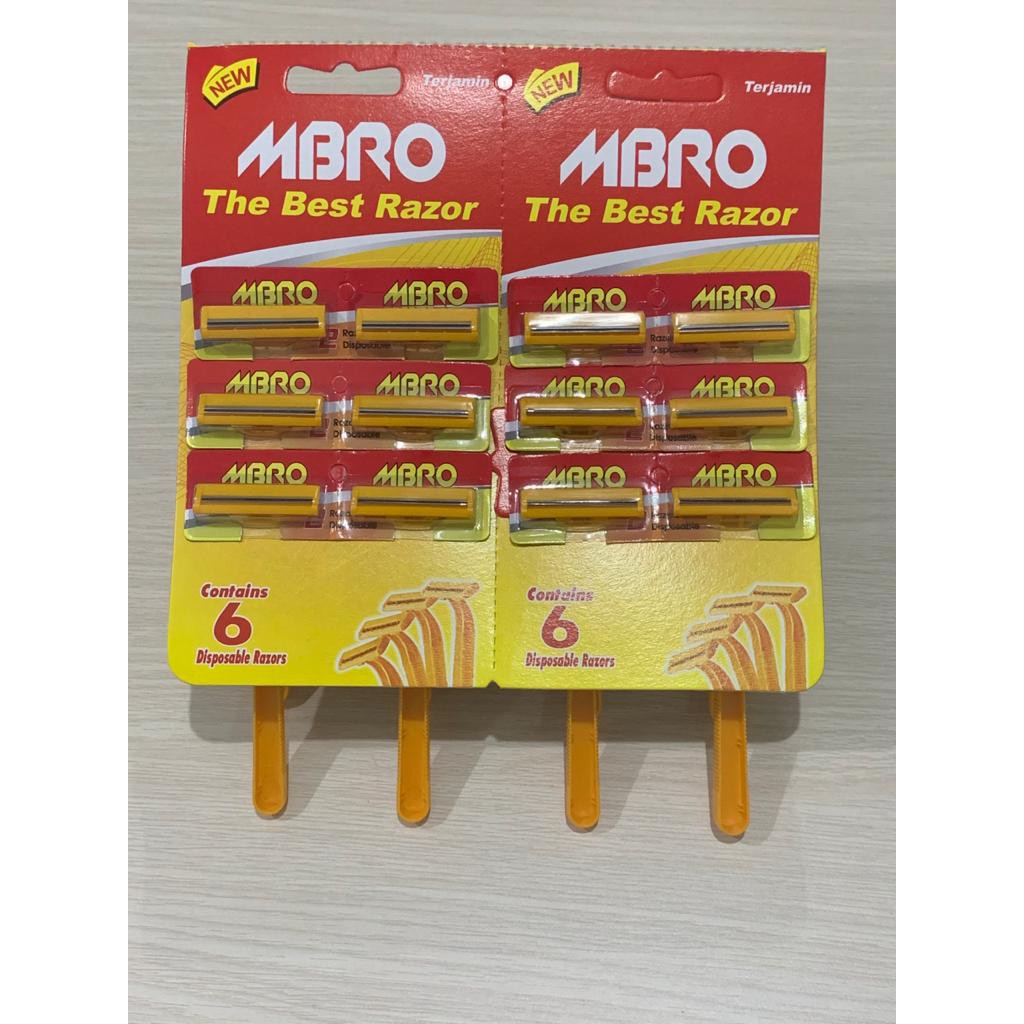 Alat Cukur Kuning Isi 12Pcs