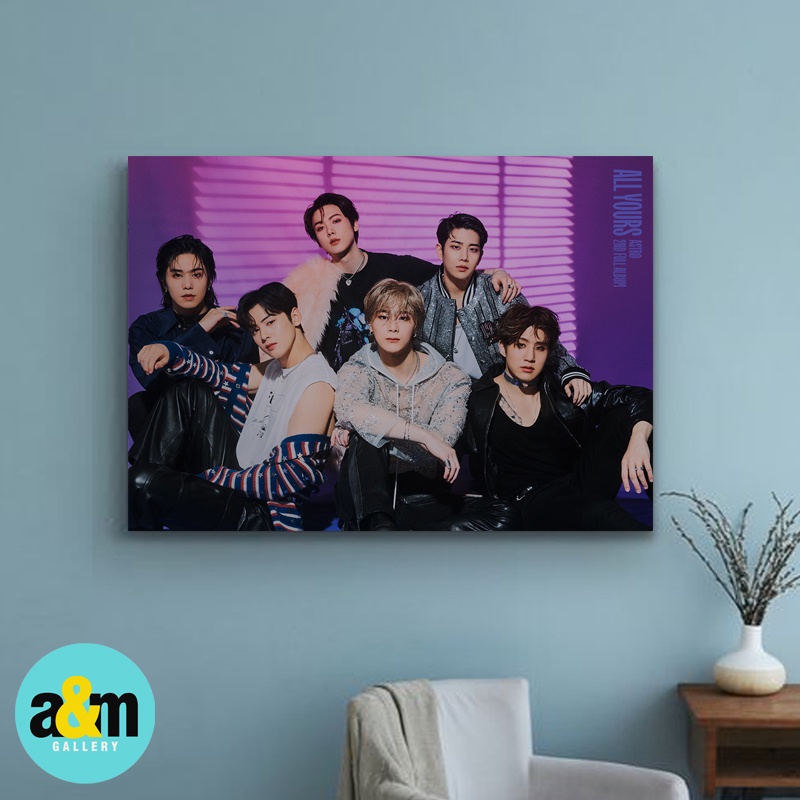 Poster Kayu ASTRO Hiasan Dinding Dekorasi Kamar AROHA I Poster Kayu K-POP Dekorasi Kamar - A&amp;M