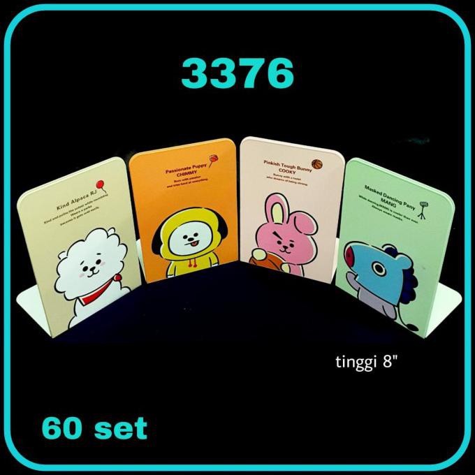 

BEST SALE Book End 3376/Pembatas Buku besi