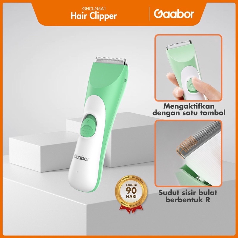 Gaabor Portable Hair Clipper Baby Pencukur Rambut Bayi Elektrik  /GHCL-N5A1