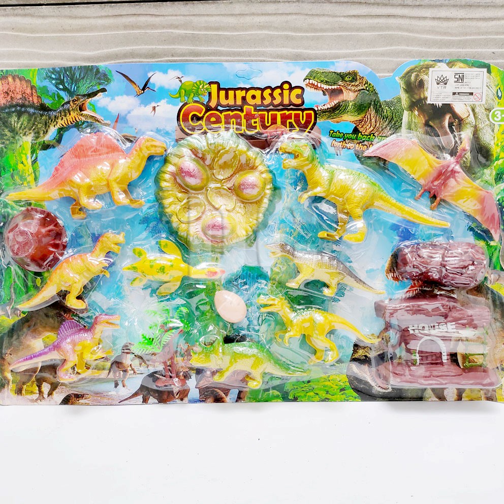 Jurassic Century 101-5A Mainan Miniatur Dino Dinosaurus World