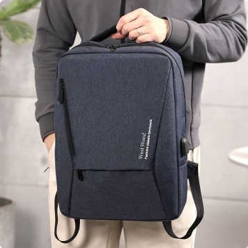 Tas Ransel Unisex / Tas Kerja Muat Laptop / Tas Ransel Unisex Casual / Tas Laptop 15inch WW01