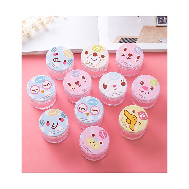 Fashion Multi-color Round Shape Decorated Storage Box (2pcs Randomly ) E28140