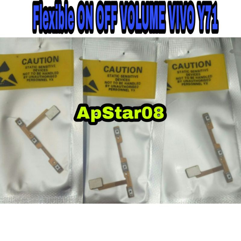 VIVO Y71 Flexible Tombol Power On Off + Volume VIVO Y71 VIVO Y 71