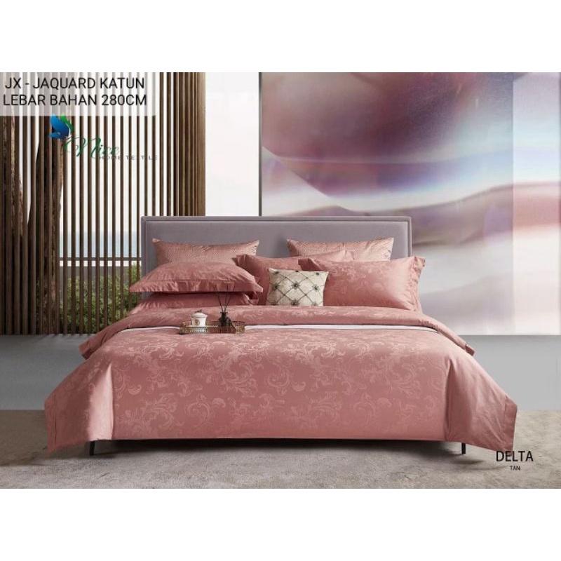 Seprai Jacquard Cotton/ Sprei Jacquard Katun Kingkoil Original