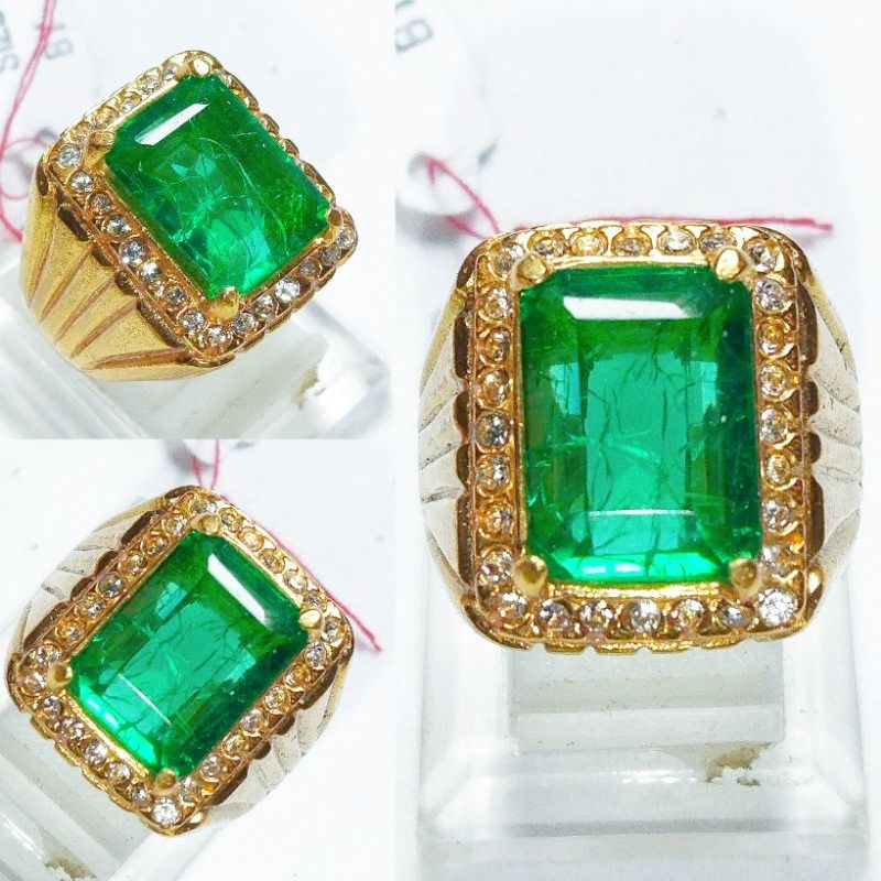 Zamrud Emerald Rusia Bluish Green Natural Crystal Super Istimewa