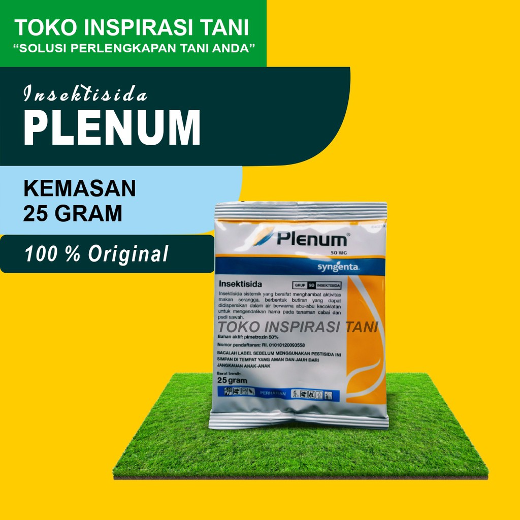Plenum 50 WG Kemasan 25 gram/Insektisida Plenum 50 WG 25 gram/Obat Pertanian Plenum 50 WG 25 gram