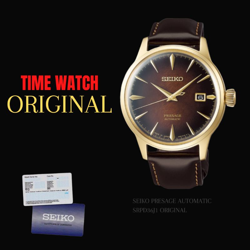 Jam Tangan Pria Seiko Presage Automatic SRPD36J1 Original
