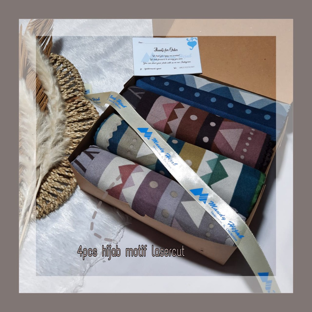 

HIJAB GIFT BOX BISA PILIH WARNA PAKET C