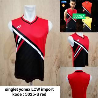  Singlet  Baju Badminton  Yonex  LCW 5025 S Kaos  badminton  