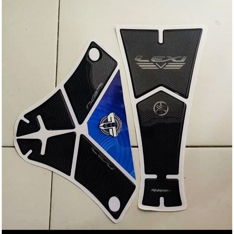 Sticker Stiker Timbul Resin Deck Pad Tankpad Yamaha Lexi 125