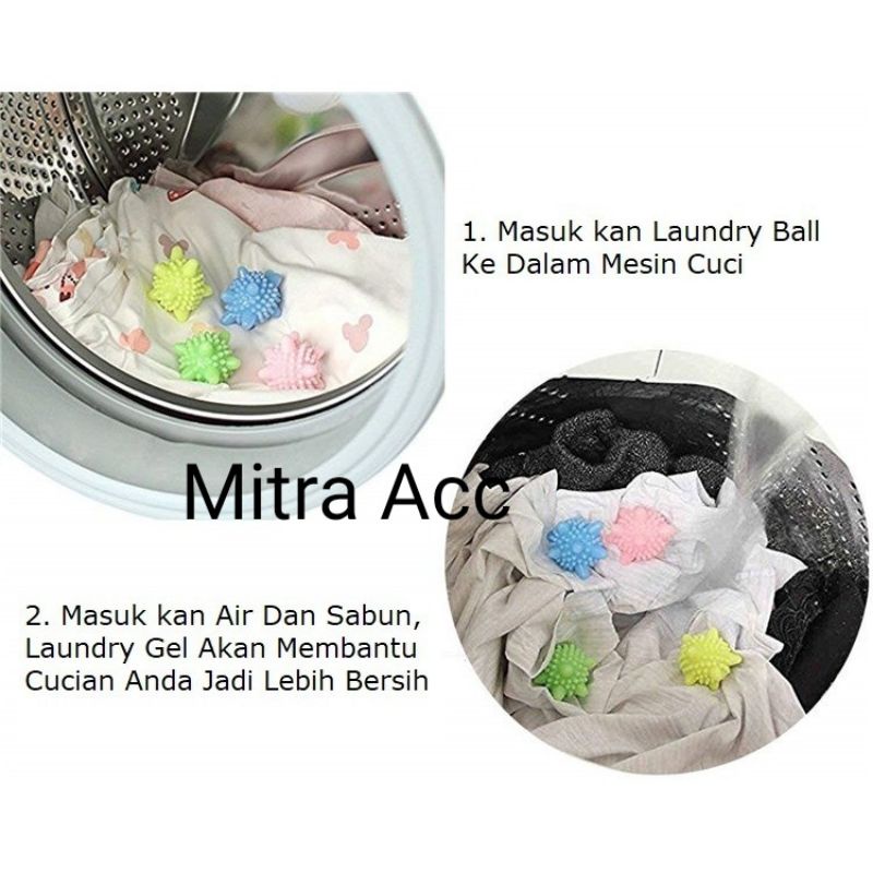 Bola Karet Mesin Cuci Bola Pencuci Baju  Laundry Washing Ball