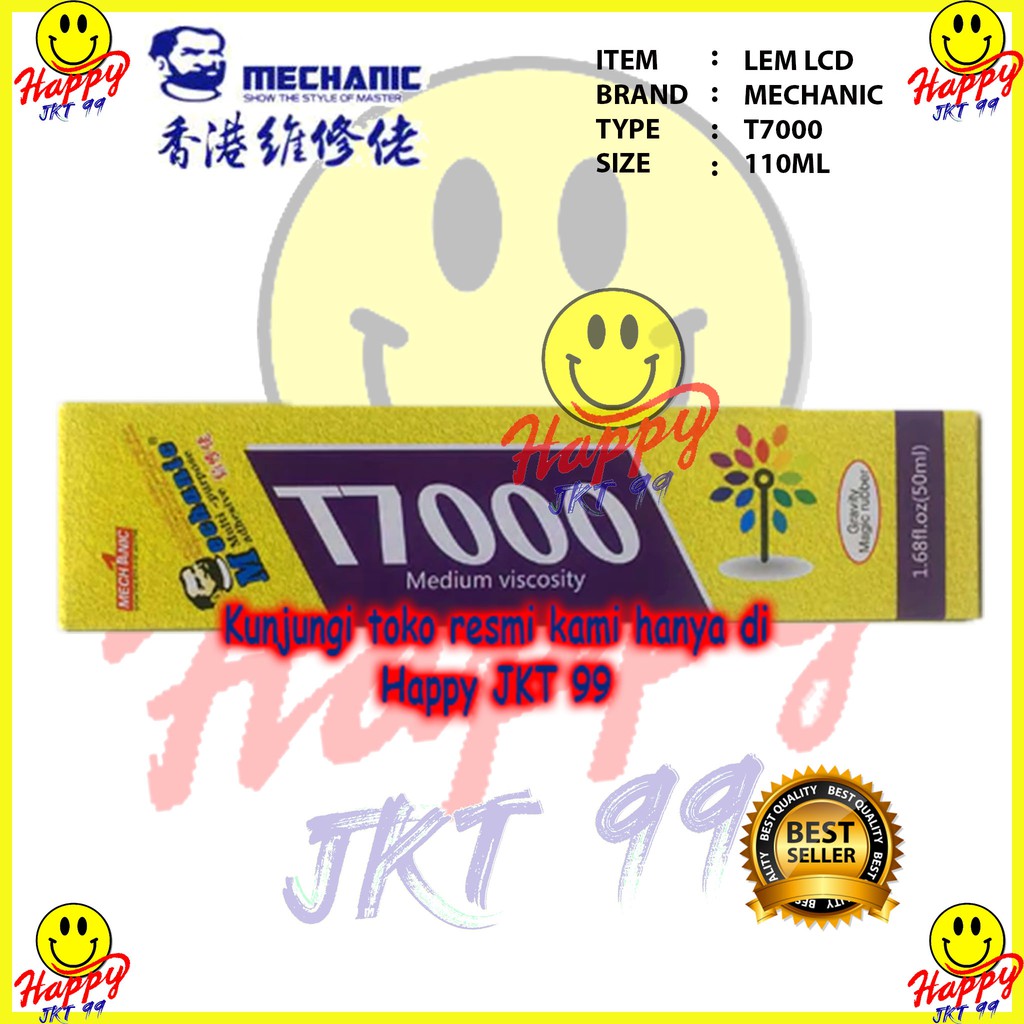 [ HAPPY JKT 99 ] LEM LCD LAYAR TOUCHSCREEN MECHANIC T7000 110ML