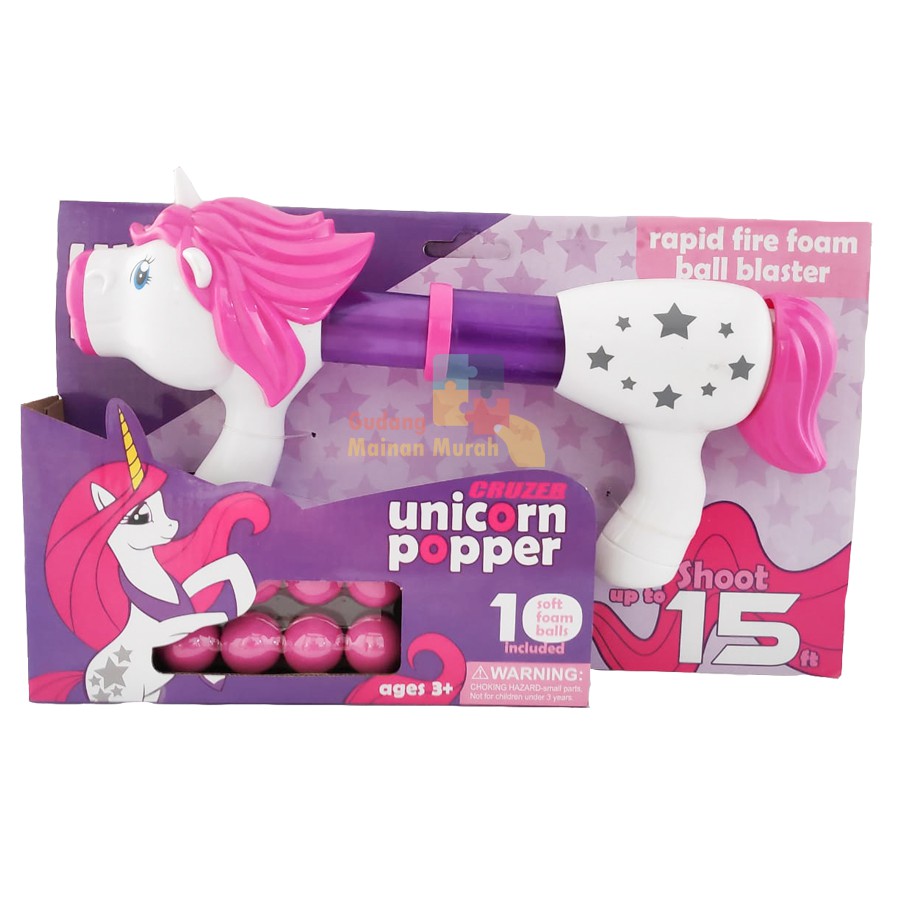 MAINAN ANAK - CRUZER UNICORN POPPER ORIGINAL MAINAN TEMBAK ANAK