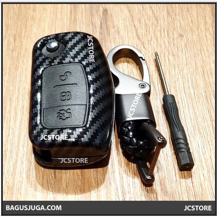 FORD FIESTA SARUNG Kunci FORD COVER REMOTE KEY FORD KUNCI KEY CARBON