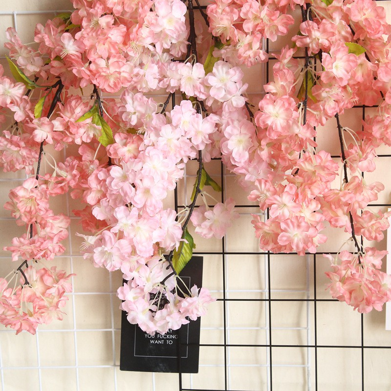 Bunga Artifisial / Bunga Simulasi - Bunga Sakura / Cherry Blossom Spray P100