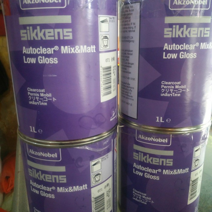 clear doff sikkens mix&matt Low gloss