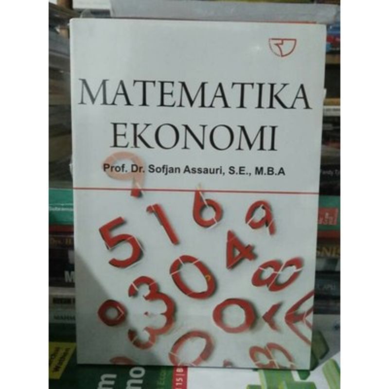 

matematika ekonomi sofian sofjan assauri