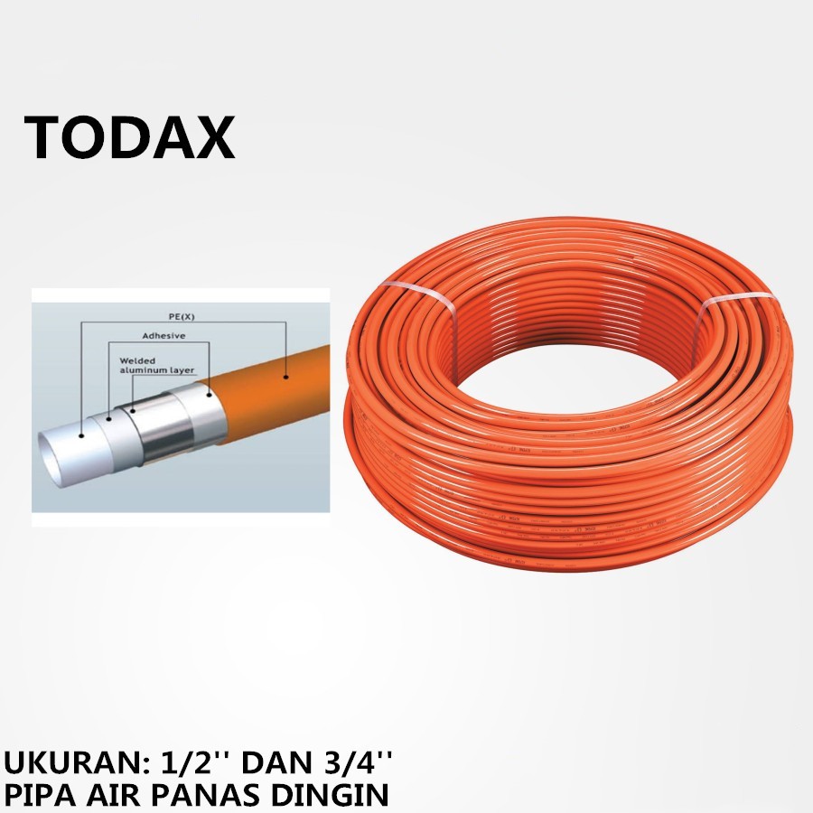 PIPA AIR KHUSUS AIR PANAS DINGIN 1/2 DAN 3/4INCH/SELANG WATER HEATER/SELANG AIR PANAS DINGIN/SELANG