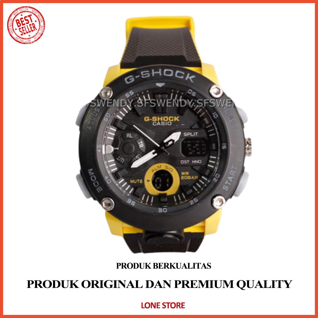 PRODUK G Shock GA-2000 Kuning army jam tangan anti air U1U4