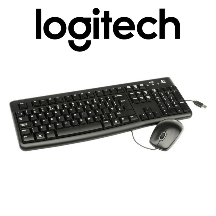 Keyboard Mouse Logitech MK120 - Logitech MK-120 Keyboard + Mouse USB