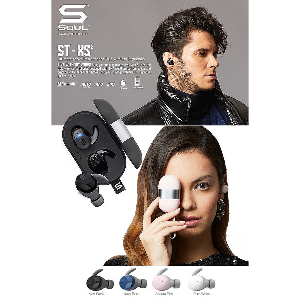 SOUL ST-XS2 High Performance Earphones Headset Bluetooth TWS